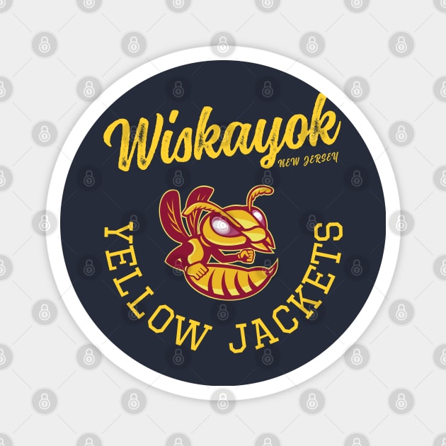 Yellowjackets Wiskayok High State Champs Magnet by Teessential
